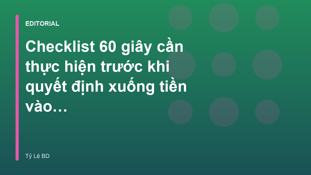 Checklist soi kèo bóng đá hiệu quả